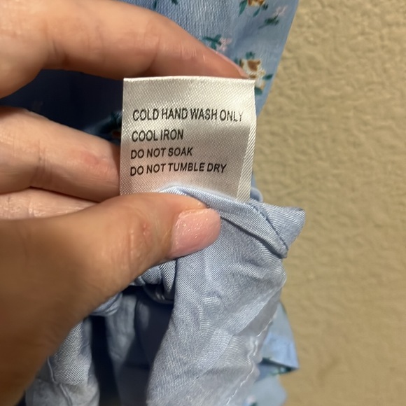 Princess Polly Light Blue Floral Mini Dress - Picture 13 of 14